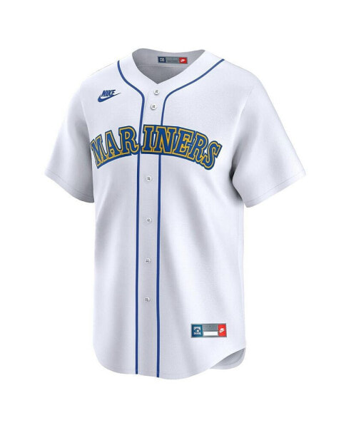 Men's White Seattle Mariners Cooperstown Collection Limited Jersey