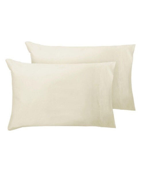 Cotton Sateen Pillowcase Set - Full/Queen