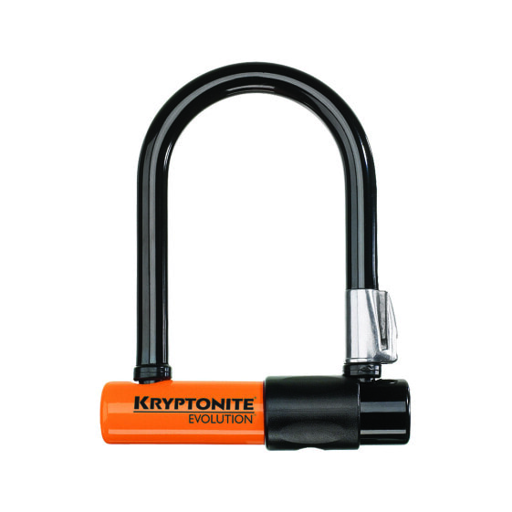 Kryptonite Evolution Series U-Lock - 3.25 x 5.5", Keyed, Black, Includes bracket