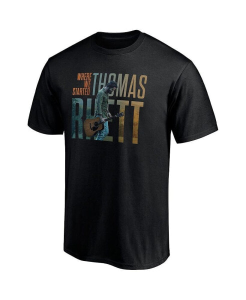 Men's and Women's Thomas Rhett x Exclusive Black Where We Started Photo T-shirt