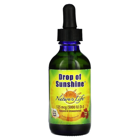 Drop Of Sunshine, 125 mcg (5,000 IU), 2 fl oz (60 ml)