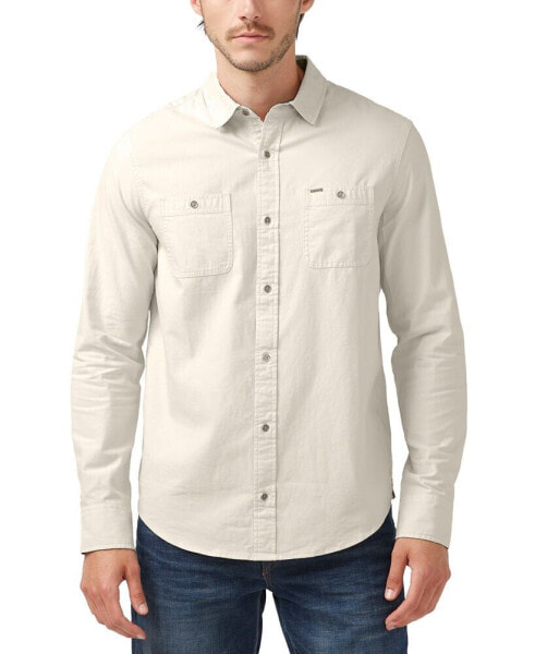 Men's Sagrani Solid Button-Down Shirt