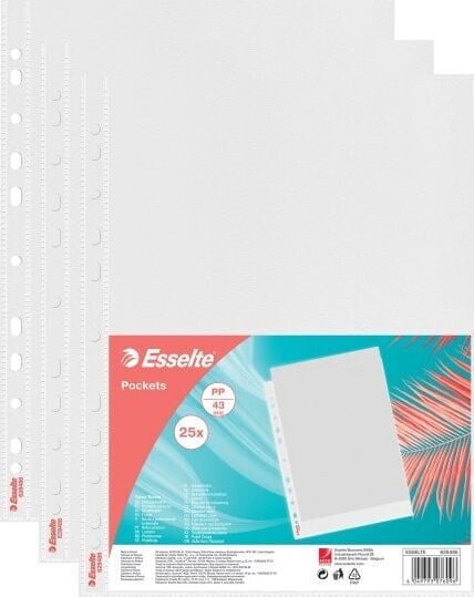 Esselte Kosz A4 PP OP 25szt Esselte Colourbreeze