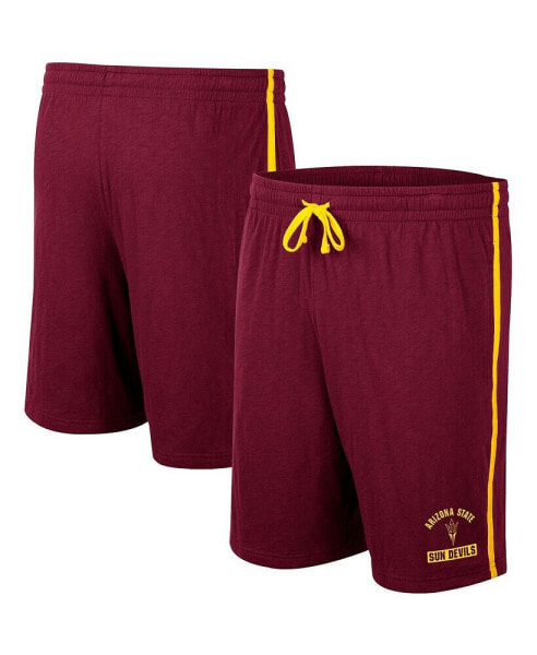 Men's Maroon Arizona State Sun Devils Thunder Slub Shorts