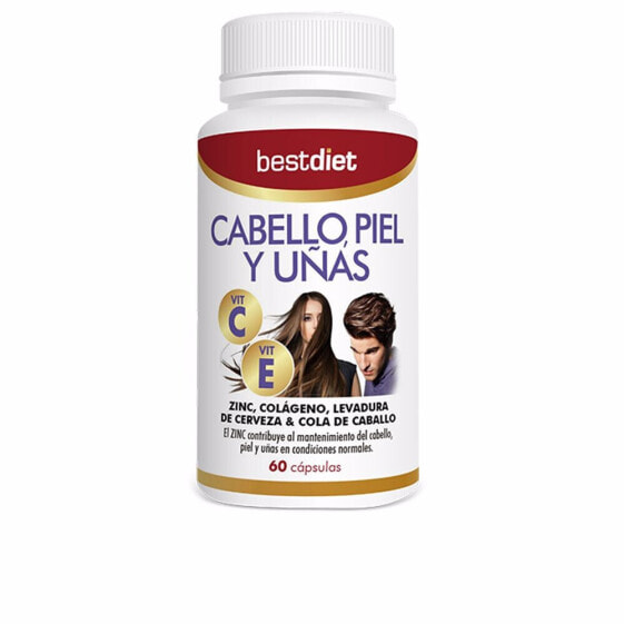Витамины для волос и ногтей Best Diet CABELLO, PIEL Y UÑAS 60 капс.