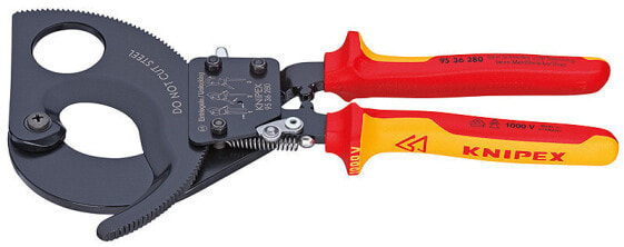 KNIPEX 95 36 280 - Hand wire/cable cutter - Red/Yellow - Black - 5.2 cm - 28 cm - 165 mm