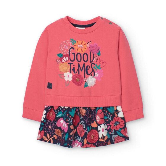 BOBOLI Fleece Combined Dress