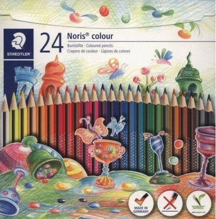 Staedtler Kredki trójkątne Noris Colour 24 kolory STAEDTLER