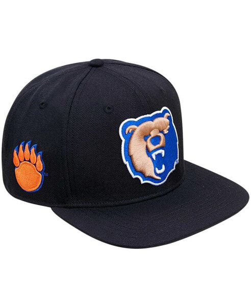 Men's Black Morgan State Bears Arch Over Logo Evergreen Snapback Hat
