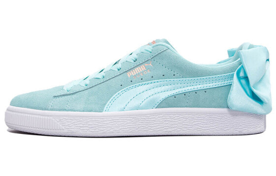 Кроссовки PUMA Suede Bow Blue Feminine