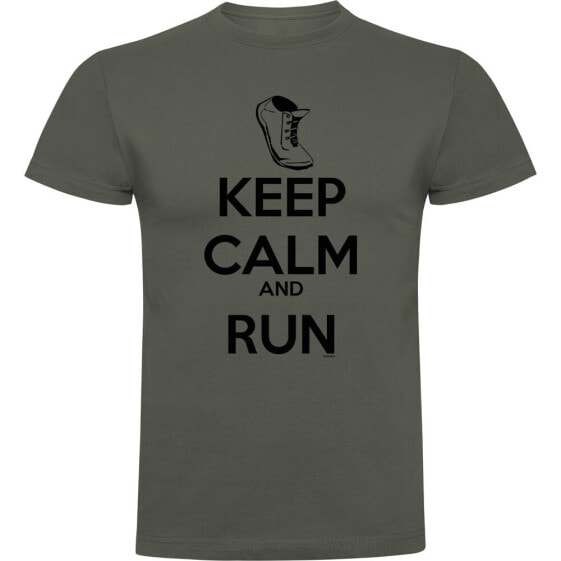 KRUSKIS Keep Calm And Run short sleeve T-shirt