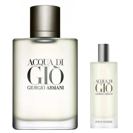 Giorgio Armani Acqua di Gio Pour Homme Туалетная вода 100 мл + Туалетная вода в дорожном формате 15 мл