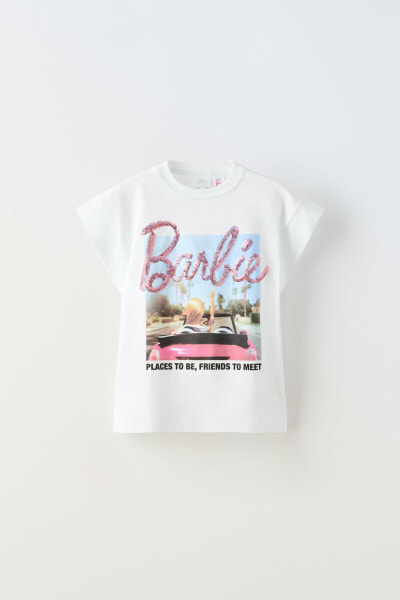 Футболка barbie™ mattel с пайетками ZARA