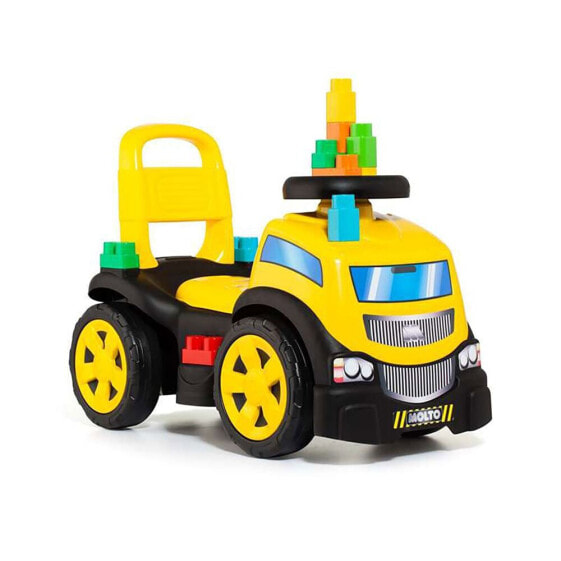 MOLTO Truck With 50 Blocks ride-on