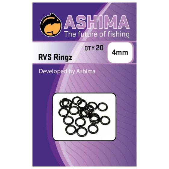 Принадлежности для рыбалки ASHIMA FISHING Кольца 4, 5 и 6 мм 20 шт