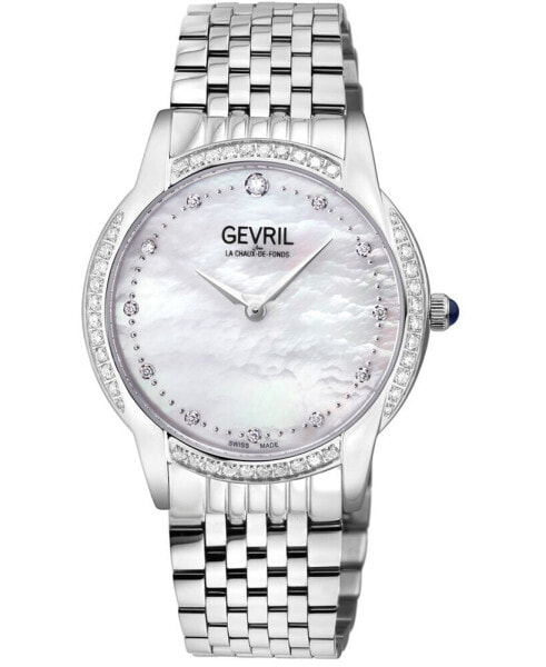 Women's Airolo Silver-Tone Stainless Steel Watch 36mm