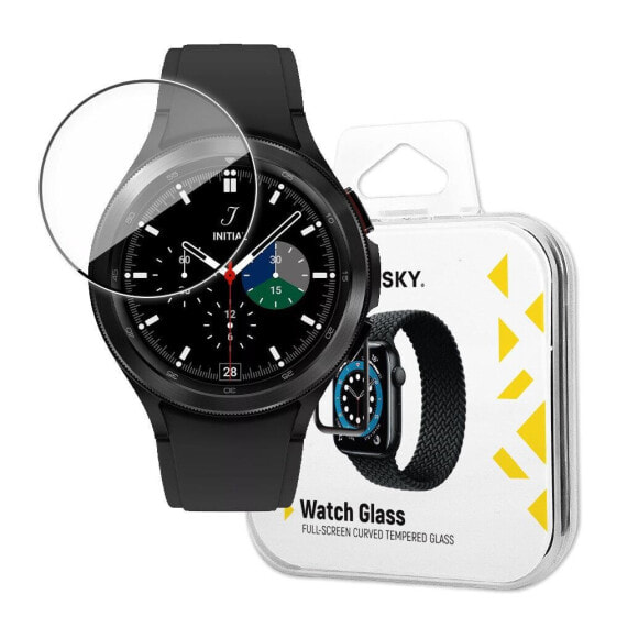 Защитное стекло Wozinsky для Samsung Galaxy Watch 4/5 44 мм черное