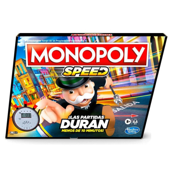 MONOPOLY Speed Spanish Board Game