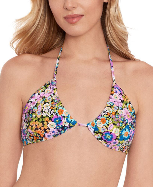 Women's Flower Burst 3-Way Convertible Bikini Top, Created for Macy's