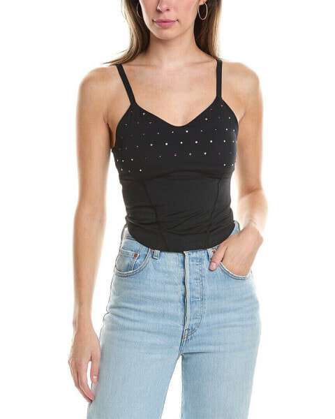 Terez Gemstone Action Corset Crop Tank Women's