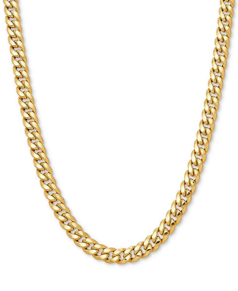 Curb Link 24" Chain Necklace in 10k Gold