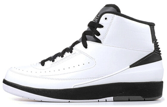 Jordan Air Jordan 2 Retro Wing It 高帮 复古篮球鞋 男款 黑白 / Кроссовки Jordan Air Jordan 834272-103