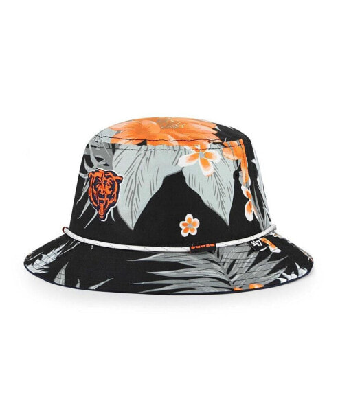 Men's Black Chicago Bears Dark Tropic Bucket Hat