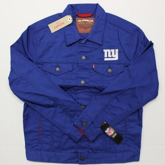 Levi's Mens New York Giants Twill Trucker Button-Up Jacket 181940007