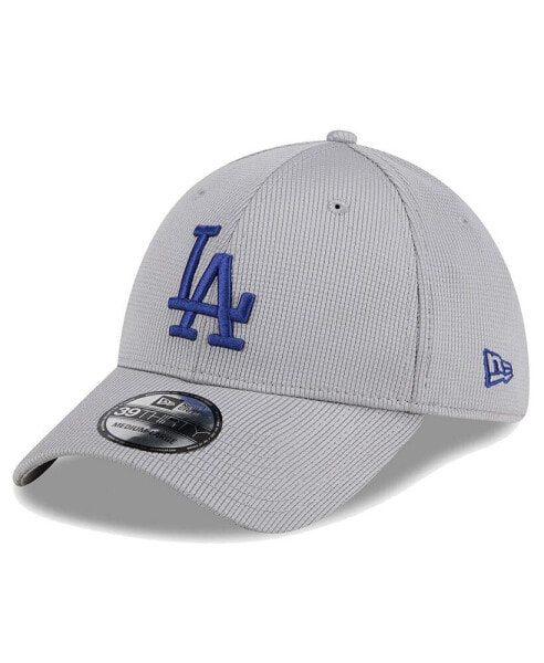 Men's Gray Los Angeles Dodgers Active Pivot 39Thirty Flex Hat