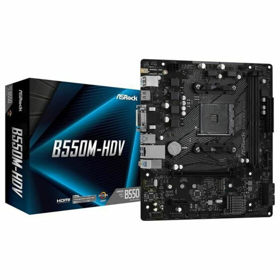 Материнская плата ASRock B550M-HDV AMD AM4 AMD B550