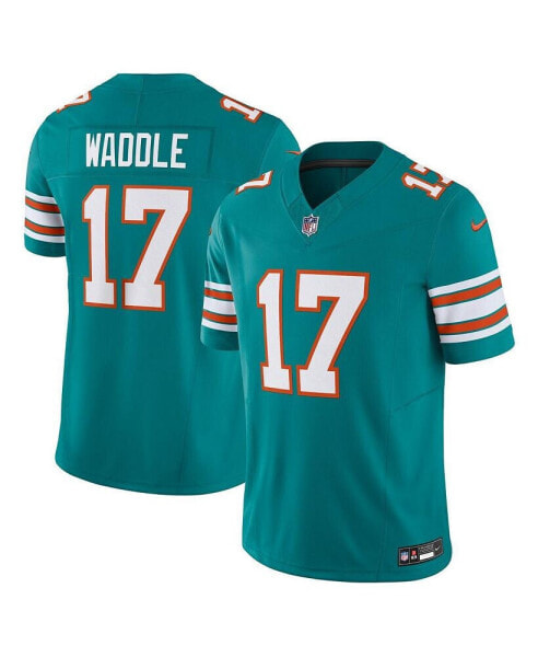 Men's Jaylen Waddle Aqua Miami Dolphins Vapor F.U.S.E. Limited Alternate 1 Jersey