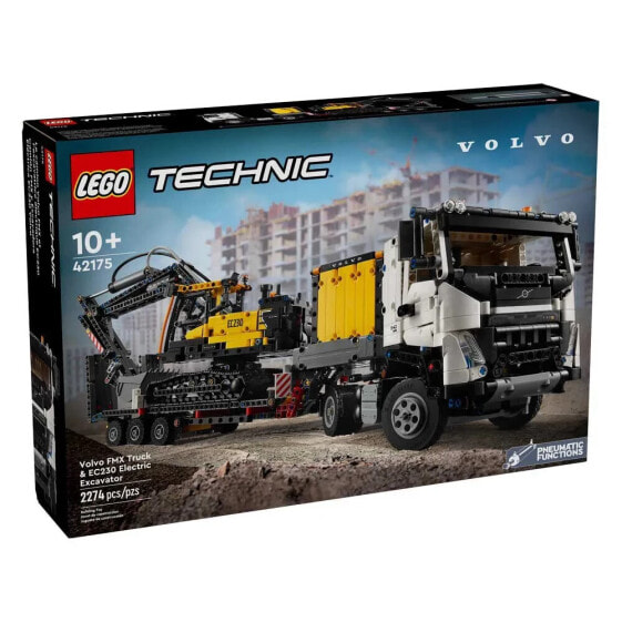 LEGO Fmx Truck And Ec230 Volvo Electric Excavator Construction Game