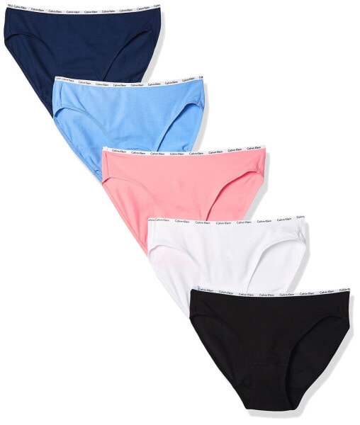 Calvin Klein 296283 Women's Stretch Logo Multipack Bikini Panty SizeLarge