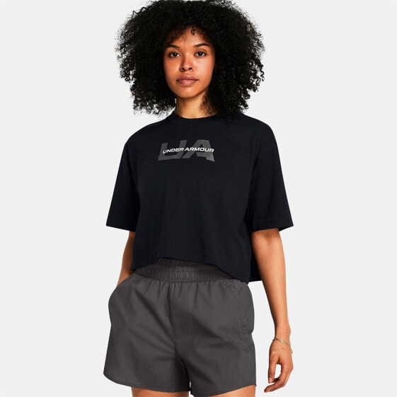 UNDER ARMOUR Boxy Crop Branded short sleeve T-shirt