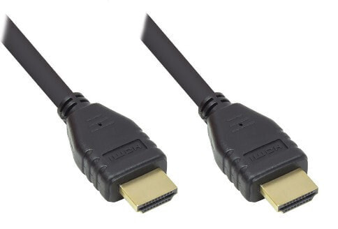 Good Connections GC-M0138 - 2 m - HDMI Type A (Standard) - HDMI Type A (Standard) - 4096 x 2160 pixels - 18 Gbit/s - Black