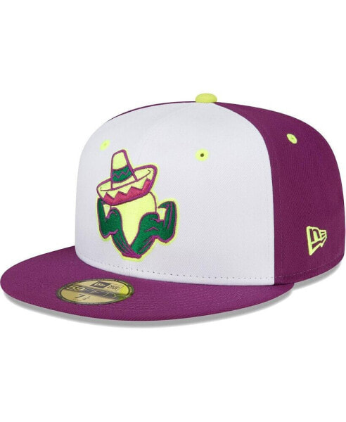 Men's White Cedar Rapids Kernels Copa De La Diversion 59FIFTY Fitted Hat