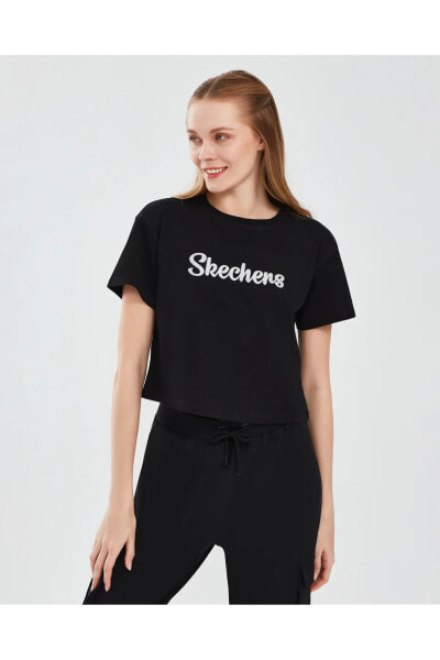 Футболка Skechers Graphic T-shirt с коротким рукавом для женщин