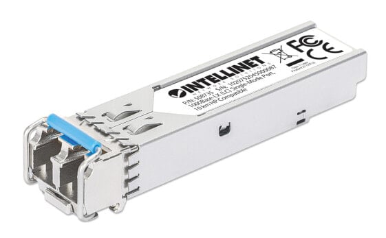 Intellinet Gigabit SFP Mini-GBIC Transceiver für LWL-Kabel 1000Base-LX LC Singlemode-Port 10 - Transceiver - Fiber Optic