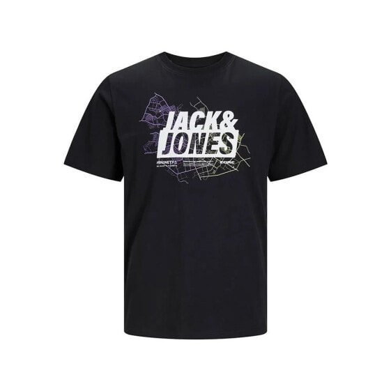 JACK & JONES Map Logo short sleeve T-shirt