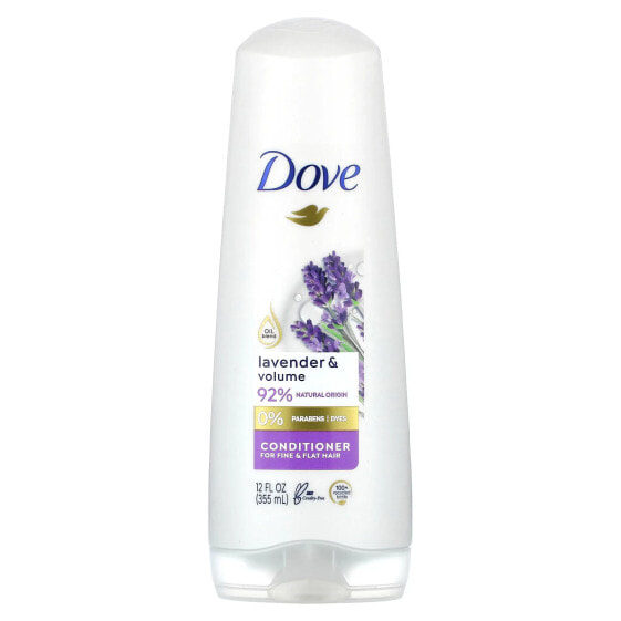 Бальзам увлажняющий Dove Lavender & Volume, для тонких и безжизненных волос, 355 мл.