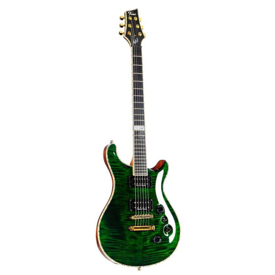 Fame Forum Custom Flamed Maple TEG Transparent Emerald Green