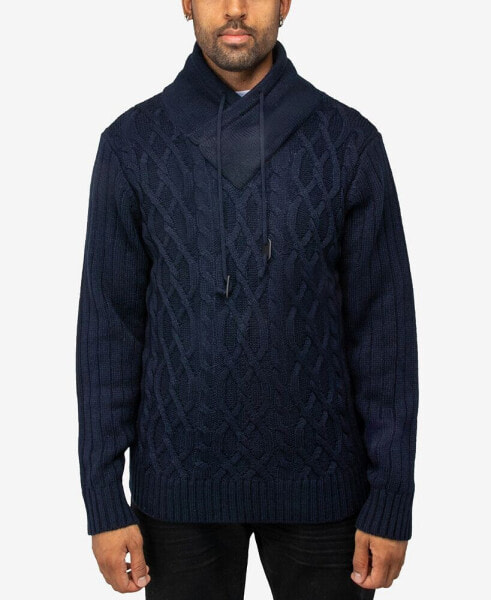 Men's Shawl Neck Knit Sweater