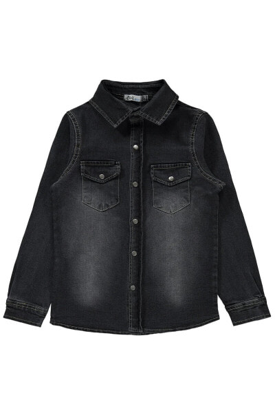 Рубашка Civil Boys Denim 6-9 Yrs Fume