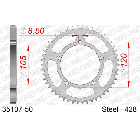 AFAM 35107 Rear Sprocket