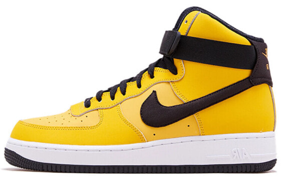 Nike Air Force 1 High '07 Strap 'Yellow Ochre' 黑黄 / Кроссовки Nike Air Force AT4963-700