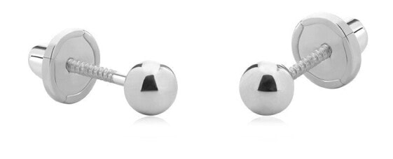 Small stud earrings in white gold 14/802.031/17