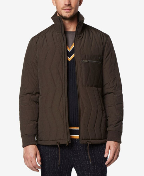 Men's Floyd Zig-Zag Quilted Blouson Jacket