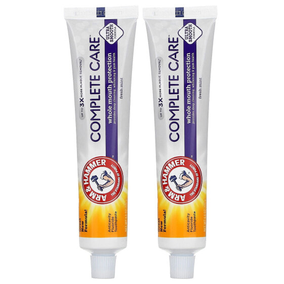 Complete Care, Anticavity Fluoride Toothpaste, Fresh Mint, Twin Pack, 6 oz (170 g) Each