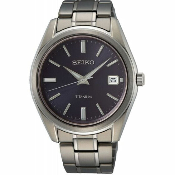 Мужские часы Seiko SUR373P1 Серый Серебристый (Ø 40 mm)