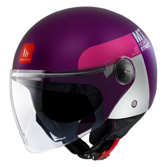 MT Helmets Street S Inboard open face helmet